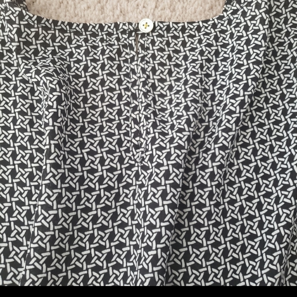 Nautica L Chainlink Pattern Flowy Sleeveless Top … - image 5